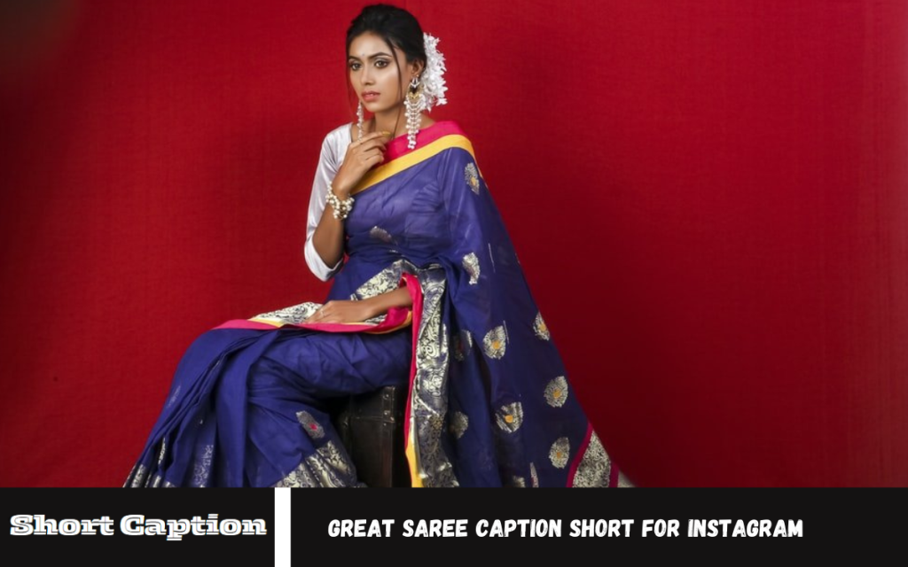 Saree Caption Short for Instagram